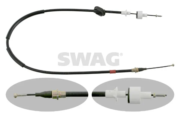 Въжен механизъм, задействане на съединителя SWAG